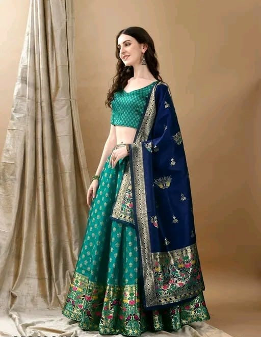 STYLISH DESIGNER LEHENGA CHOLI DUPATTA SET FOR GIRLS & WOMENS
