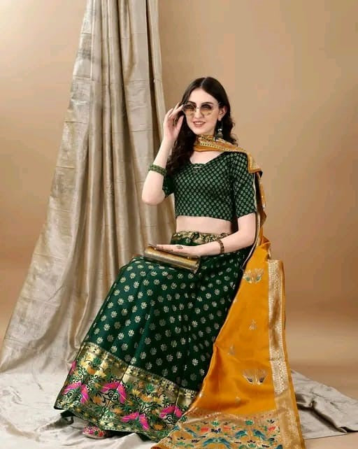 STYLISH DESIGNER LEHENGA CHOLI DUPATTA SET FOR GIRLS & WOMENS