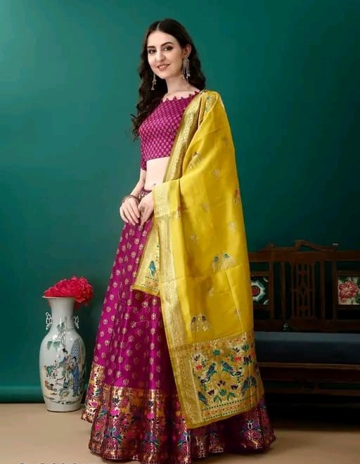STYLISH DESIGNER LEHENGA CHOLI DUPATTA SET FOR GIRLS & WOMENS