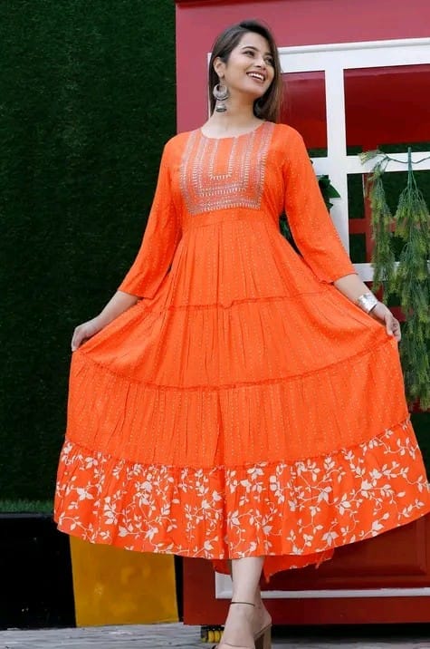 Fabulous Embroidered Anarkali Kurta for women