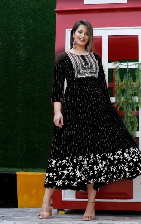 Fabulous Embroidered Anarkali Kurta for women