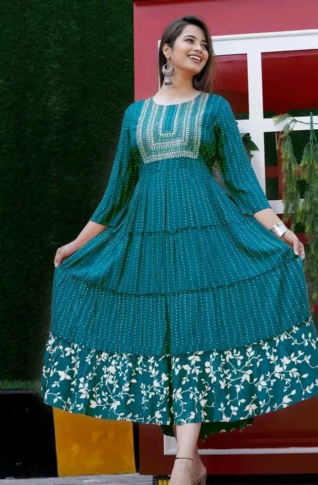 Fabulous Embroidered Anarkali Kurta for women