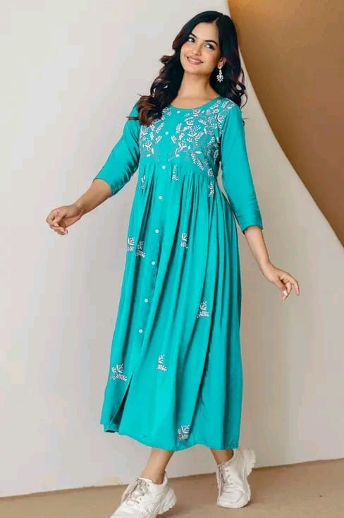 Elegant Embroidered Kurti for Women