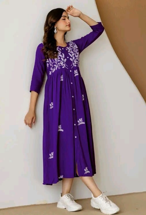 Elegant Embroidered Kurti for Women