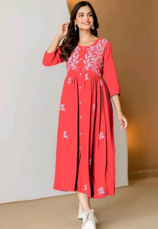 Elegant Embroidered Kurti for Women