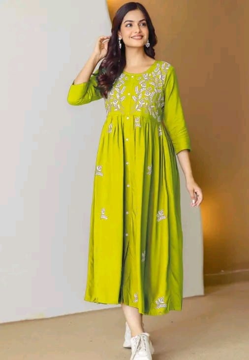 Elegant Embroidered Kurti for Women