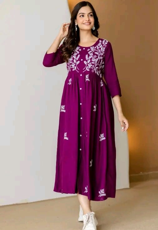 Elegant Embroidered Kurti for Women