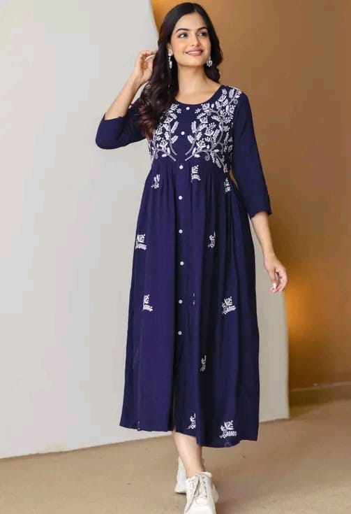 Elegant Embroidered Kurti for Women