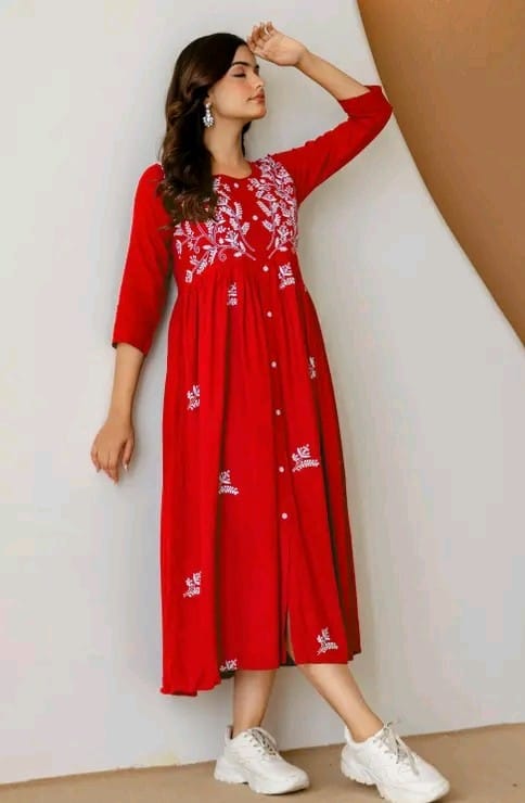 Elegant Embroidered Kurti for Women