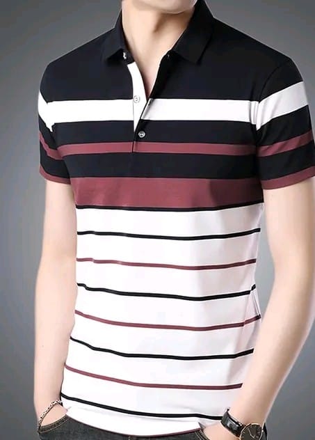 Men's Printed Polo Multicolor Tshirts
