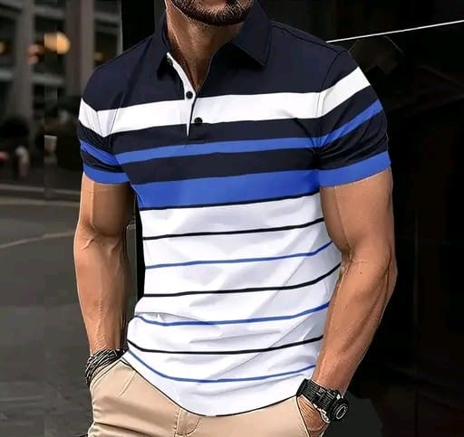 Men's Printed Polo Multicolor Tshirts