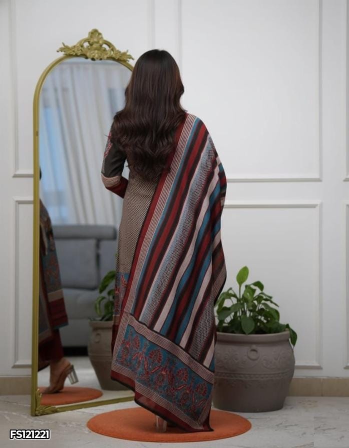 WOMEN'S PURE VISCOSE RAYON PRINTED KURTA SET
