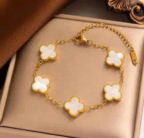 Anti Tarnish Stainless Steel Gold Korean Black Stylish Bracelet