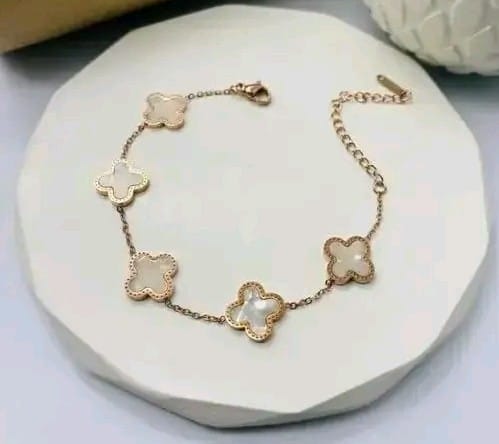 Anti Tarnish Stainless Steel Gold Korean Black Stylish Bracelet